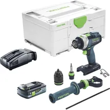 Festool TPC 18/4 I-Basic Akku Schlagbohrschrauber 18 V 75 Nm + 1x Akku 4,0 Ah + Schnellladegerät + Systainer