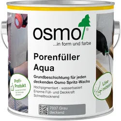 OSMO Porenfüller Aqua für Holzwerkstoffe 7037 Grau deckend 2,5 l