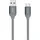 Nevox USB-A auf USB-C 2 m Grau
