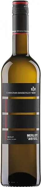 Merlot Blanc de Noir trocken Weingut Christian Bamberger 2023 - 12Fl. á 0.75l