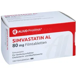 Simvastatin AL 80 mg Filmtabletten 100 St