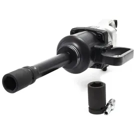 Wiltec Druckluft Schlagschrauber 25,4mm (1 Zoll) mit Stecknüssen - montierbaren Griff