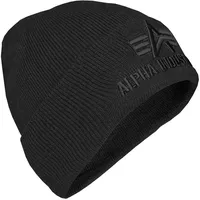 Alpha Industries 3D Beanie schwarz