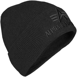 Alpha Industries 3D Beanie schwarz