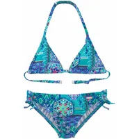 Buffalo Triangel-Bikini in türkis-bedruckt | Gr.: 134/140