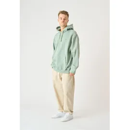 Cleptomanicx Ligull Boxy Hoodie Grün M