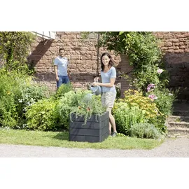 GARANTIA Hochbeet Ergo Quadro M 75 Stone