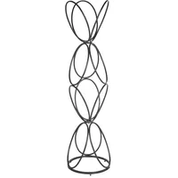 Beliani Garderobenständer Walters Schwarz