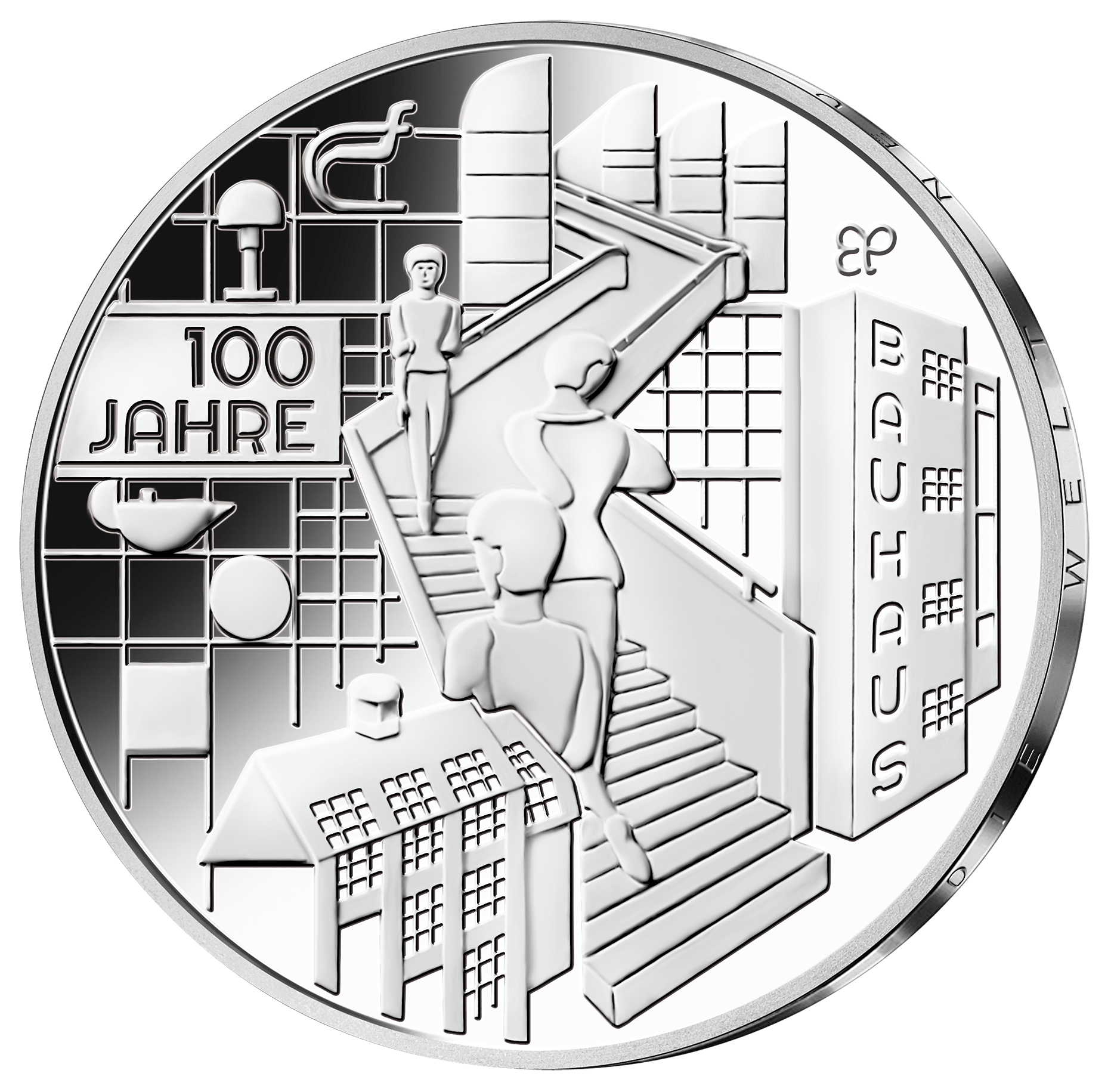 20-Euro-Silbergedenkmünze '100 Jahre Bauhaus'