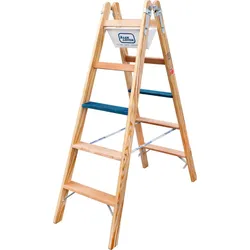 Iller Leiter ILLER-LEITER Holz Stufen Stehleiter 2105-7