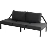 Hartman Hartman, Eva Lounge Bank Black/Mid Grey Sunbrella