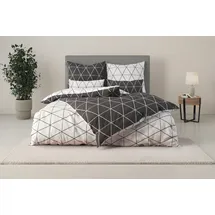 OTTO home Balsby Renforcé Grau 155 x 220 cm + 2 x 80 x 80 cm