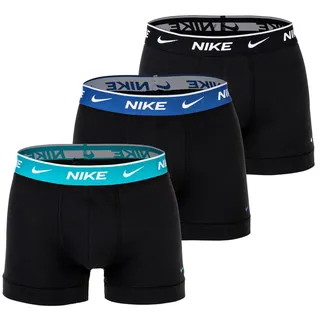 Nike Boxershort 3er Pack Stretch bunt|türkis L