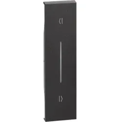 Legrand KG05V LivingNow 1-mod. Tastenabdeckung Auf-Ab für vert. Installation, Farbe Black 1