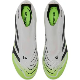 adidas Predator League Laceless FG/MG Herren Cloud White/Core Black/Lucid Lemon 43 1/3