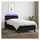 vidaXL Boxspringbett 100 x 200 cm Schwarz