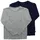 MINYMO Basic 34 -t-shirt Ls (2-pack), dark navy (778) 110