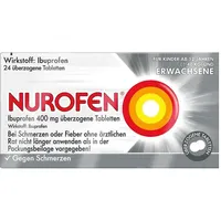 NUROFEN Ibuprofen 400 mg überzogene Tabletten 24 St