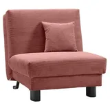 ell+ell Schlafsessel Enny Cord Rot