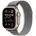 GPS + Cellular 49 mm Titangehäuse natur, Trail Loop grün/grau M/L