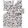 Estella Bernadette unifarben grau 135 x 200 cm + 80 x 80 cm + 40 x 80 cm
