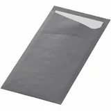 Duni Serviettentasche Sacchetto | Farbe: Grau weiß,