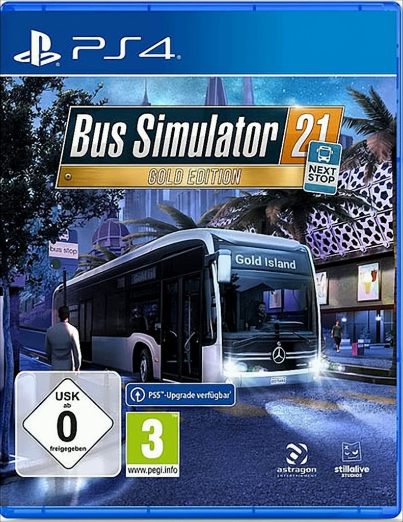 Bus Simulator 21 Next Stop Spiel für PS4 Gold Edition