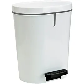 Denox Pedalbin Oval 25 l Weiß