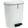 Denox Pedalbin Oval 25 l Weiß