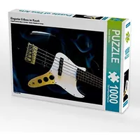 Calvendo Eleganter E-Bass im Rauch 1000 Teile Puzzle quer