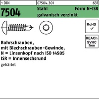 Hörger & Geßler Bohrschraube DIN 7504 ISR N 4,8x22-T25 Stahl galv.verz. 1000St.