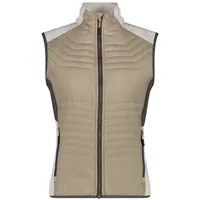 CMP Damen Hybrid Weste (Größe XXL, beige)