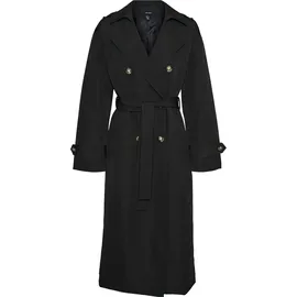Vero Moda Chloe Long Trenchcoat Black XS