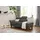 Home Affaire Recamiere HOME AFFAIRE "Conville", grau (anthrazit), B:194cm H:84cm T:93cm, 100% Polyester, Sofas, Recamiere, incl. Kopfteilverstellung, Federkern, wahlweise mit Bettkasten