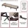 MCW MCW-A51 Premium Sonnenliege 198 x 60 x 71 cm anthrazit/grau inkl. Kissen