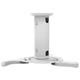 NeoMounts BEAMER-C80WHITE Beamer-Deckenhalterung Höhenverstellbar, Neigbar, Drehbar Boden-/Deckenabstand (max.): 15 cm Weiß