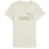 Puma Essentials+ Animal T-Shirt Damen 87 alpine snow M