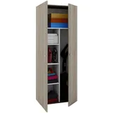 VCM Mehrzweckschrank Vandol ca. 70x178x40 cm Eichefarben