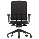 Vitra Bürodrehstuhl AM Chair Sitz schwarz/Rücken LightNet schwarz, Designer Alberto Meda, 100-120x64-70.5x53.5-82.5 cm