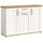 xonox.home Verona 137 x 92 x 39 cm Silber / Weiß