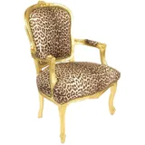 2er Set Barockstuhl F3 gold/leo