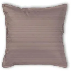 Kissenbezug CURT BAUER "Bente", braun (chocolate), B:40cm L:40cm, Mako-Brokat-Satin, Obermaterial: 100% Baumwolle, Kissenbezüge, Erscheinungsbild einer Mélange