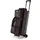 Vevor Bowlingballtasche für 3 Bälle mit Doppelrollen & separatem Fach für Schuhe (bis US-Größe 16) & übergroßer Zubehörtasche, einziehbarer Griff lässt sich auf 105 cm ausziehen Schwarz + Rot