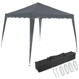 CASARIA Faltpavillon Capri - Pop-Up Anthrazit
