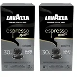 Lavazza Espresso Maestro Ristretto, intensiv und vollmundig, 30 Kapseln, Nespresso kompatibel (Packung mit 2)