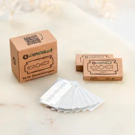 Chinchilla Rasierklingen für Rasierhobel 50 St.