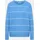 Cecil Gestreifter Strukturpullover Blau M