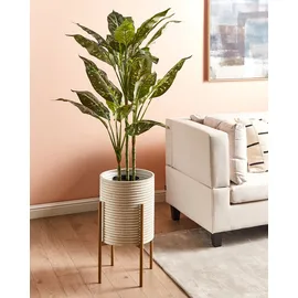 Beliani Alpinus Blumentopf 31 x 58 cm