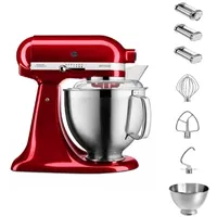KitchenAid 4,8 L 5KSM185 Artisan Küchenmaschine Pastalover 3er Nudelwalzenset