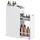 VASAGLE Badezimmerschrank 18 x 70 x 40 cm Weiß